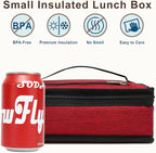 FlowFly Small Insulated Lunch box Portable Soft Bag Mini Cooler Thermal Meal - Image 2