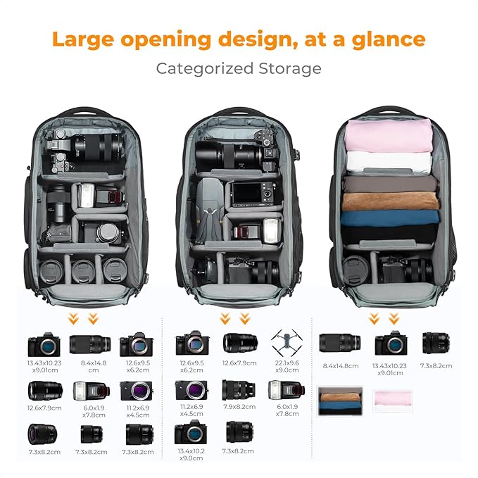 K&F Concept Camera Backpack, Camera Bags - Image 3