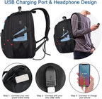 Z-MGKISS Big Backpack for Travel, 52L Large Anti-Theft Computer Backpack for - Image 3