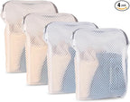 4 Pack Mesh Laundry Bag Mesh Laundry Bags Laundry by LATERONON