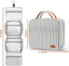 Hanging Travel Toiletry Bag, Large Capacity Cosmetic Travel Toiletry Organizer - Image 3