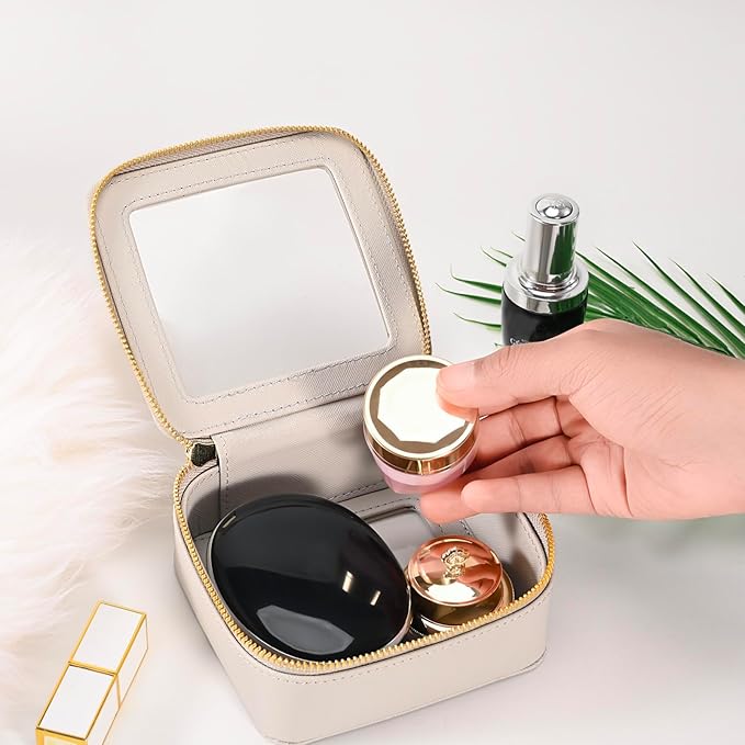 Aveniee Mini Clear Makeup Bag, Small Cosmetic Bags Travel Toiletry Pouch - Image 4