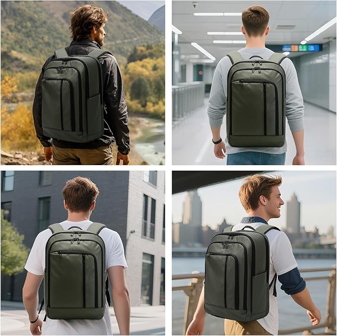 BANGE 28L Lightweight Hiking Backpack, 15.6 Inch Laptop Rucksack - Image 9