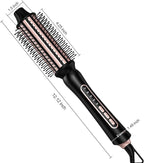 Farery Thermal Brush 5 Adjustable Temps, 1.5 Inch Hot Curling Brush for Big Bouncy Curls, Non-Blowing Heated Round Brush, Ceramic Curling Wand for Medium & Long Hair, Dual Voltage for Travel