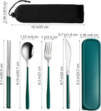 VANRA 4-Piece Portable Travel Utensils Set - Image 2