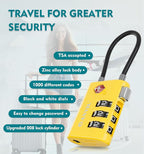 ANVIL TSA Approved Luggage Locks – High Security TSA008 Combination Travel Locks - Image 5