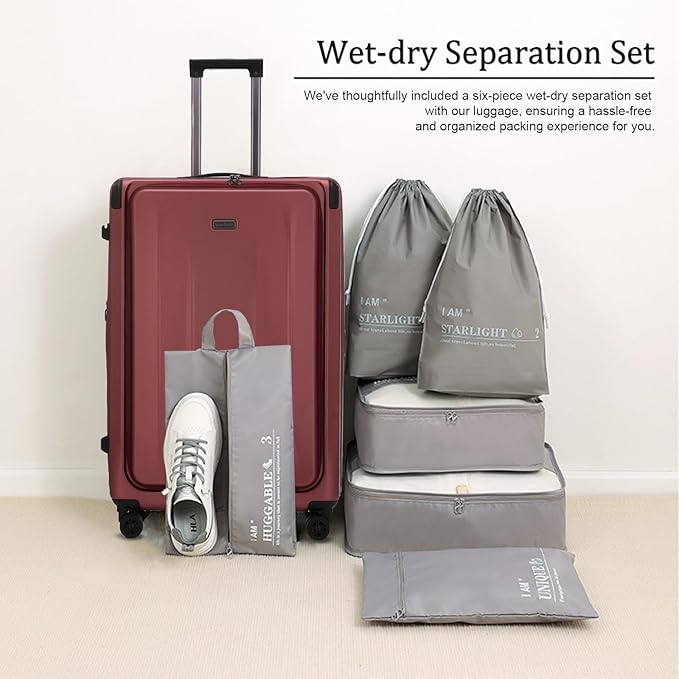 Premium Carry On Luggage, 29 Inch Top Opening Aluminum Frame Airline Approved - Image 2