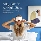 Brooklinen Silk Eye Mask for Sleeping – Ivory, 100% Mulberry Silk Sleep Mask - Image 5