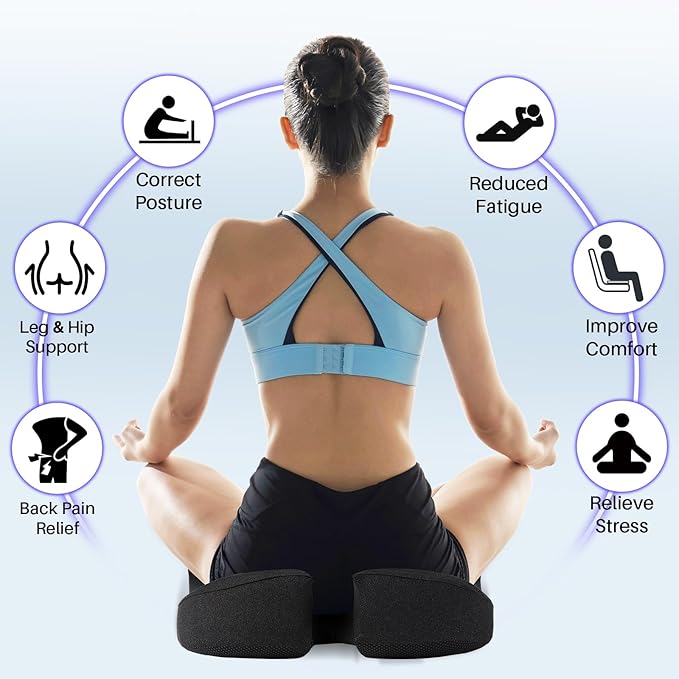 Seat Cushion for Office Chair, Large Thick Seat Cushion for Tailbone Pain Relief - Image 3