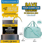 Narwey 18" Carry on Bag with Laptop Compartment 14 Inch Travel Duffel Bag - Image 2