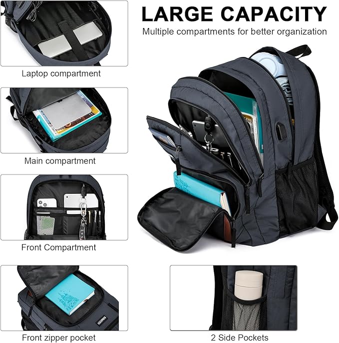 School Backpack for Teen Boys & Girls - Image 2