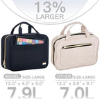 NISHEL Travel Toiletry Bag for women, Portable Hanging Organizer for Full-Sized - Image 3