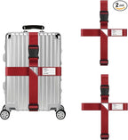 2-Pack Adjustable Luggage Straps by Unknown