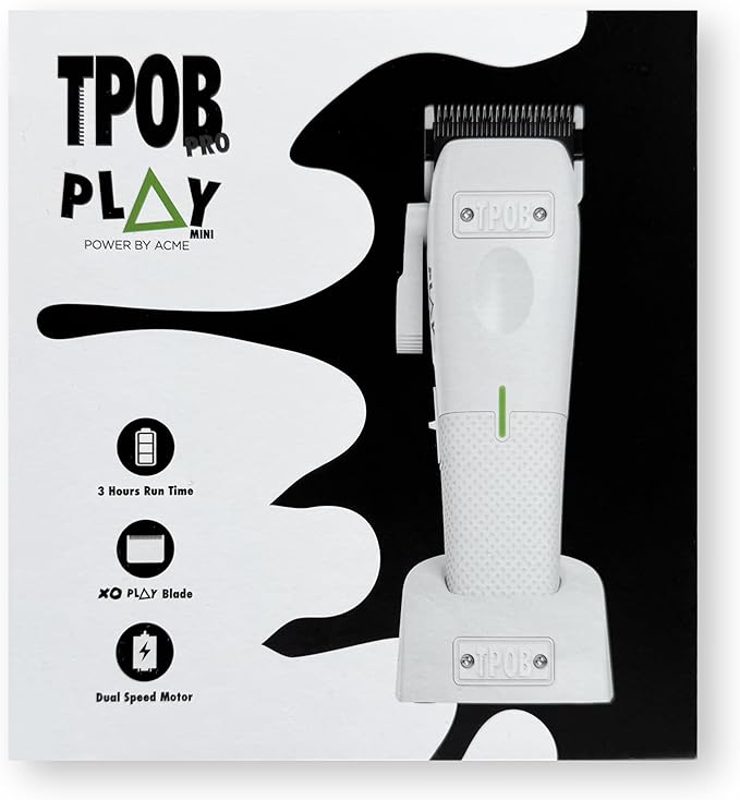 TPOB Mini Play Professional Hair Clippers (White)