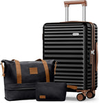 SHOWKOO Suitcase Hardside Expandable Luggage Set, Suitcase by SHOWKOO