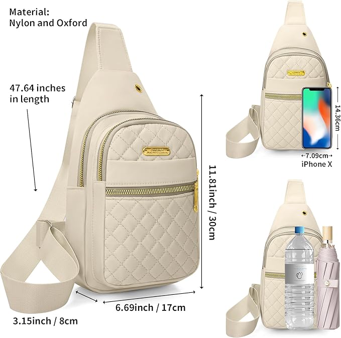 Small Sling Bag For Women Men Casual Crossbody Sling Backpack - Image 3