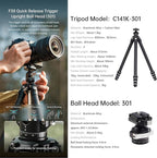 FALCAM TreeRoot F38 Quick Lock Lite Carbon Fiber Travel Tripod - Image 5