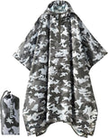 PTEROMY Hooded Rain Poncho for Adult by PTEROMY