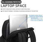 Professional Business Backpack for Men, 15.6inch Laptop Compartment - Image 3