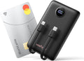 Mini Portable Charger with Built-in Cables 22.5W Fast Charging Power Bank USB-C by WeeFancy