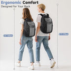 Laptop Backpack for Men Women, Anti-Theft Work Business Daypacks Fit 17 Inch - Image 6