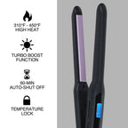 Anti Static Flat Iron (Black / 1/2 Inch)