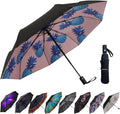 LLanxiry Compact Travel Umbrella, Mini Windproof Umbrellas by LLanxiry