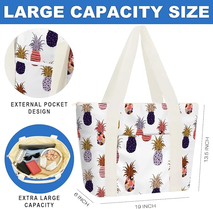 Beach Bags Wet Bag for Swimsuit Tote Bag for Friends Travel Gifts, Aloha Bags - Image 2