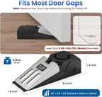 HOSOM Door Stop Alarm for Home & Travel Safety, 120dB Loud Siren Door Stoppers - Image 2