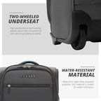 Verage Under Seat Luggage with Wheels, Softside Expanable Small Suitcase Carry - Image 7