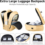 Lapsouno Extra Large Backpack, Laptop Backpack, Carry on Backpack, Sturdy 17 - Image 3