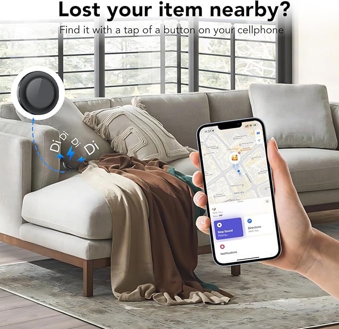 Bluetooth Tracker Tag for Apple Find My, GPS Tracker - Image 4