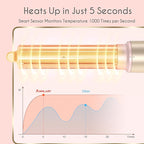 5 in 1 Ionic Hot Air Styler, 1400W Powerful Hair Dryer Brush, Auto-Wrap Curlers, Paddle Brush for Fast Drying, Volumizing with Travel & Storage Bag