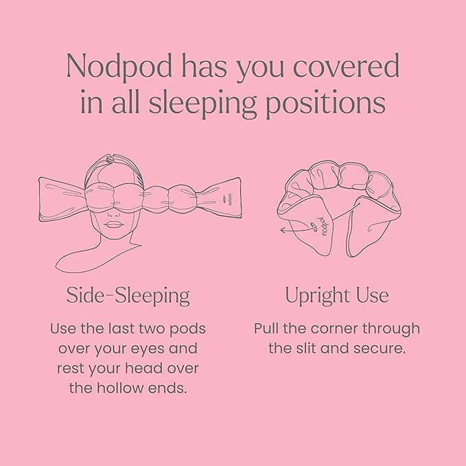 Nodpod Gentle Pressure Sleep Mask | Patented Light Blocking Design - Image 5