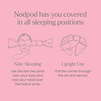 Nodpod Gentle Pressure Sleep Mask | Patented Light Blocking Design - Image 5