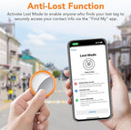 2025 New Air Tracker Tag-4 Pack, Replaceable Battery, Key Finder and Item - Image 7