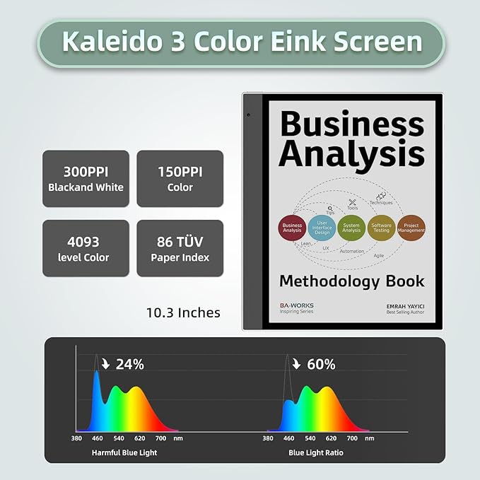 Bigme inkNoteX Color Eink Tablet Andriod 13 6+128G Ebook Reader 10.3 Inch - Image 3