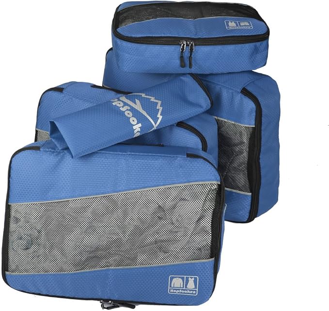 5 Set Packing Cubes for Travel Large Suitcase Luggage Organizer Bags Travel - Image 3