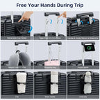 Hard Shell Suitcases Expandable Travel Luggage Sets 3 Piece, Carry on and Check - Image 2