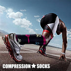 CHARMKING Compression Socks for Women & Men Circulation 15-20 mmHg is Best - Image 2