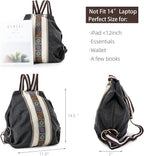 Goodhan WomCanvas Backpack Daypack Casual Shoulder Bag, Vintage Heavy-duty - Image 4