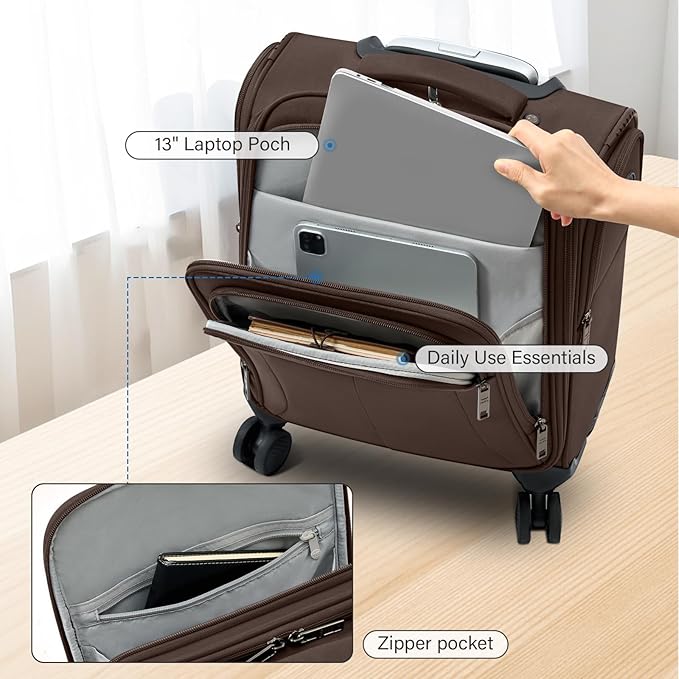 16 Inch Underseat Carry On Luggage - Image 5