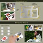 XUANLAN Emergency Survival Kit, Outdoor Survival Gear Tool - Image 6