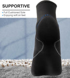 BULLIANT Compression Socks for Men 6Pairs, Athletic Crew Socks Cushioned For - Image 3