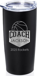 Lifetime Creations Personalized Basketball Coach Tumbler: Custom Basketball by LifetimeCreations