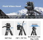 SmallRig Portable Carbon Fiber Tabletop Tripod Kit, Built-in QR Plate - Image 5