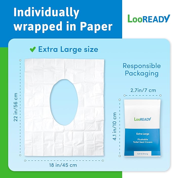 Toilet Seat Covers Disposable Flushable - Image 3