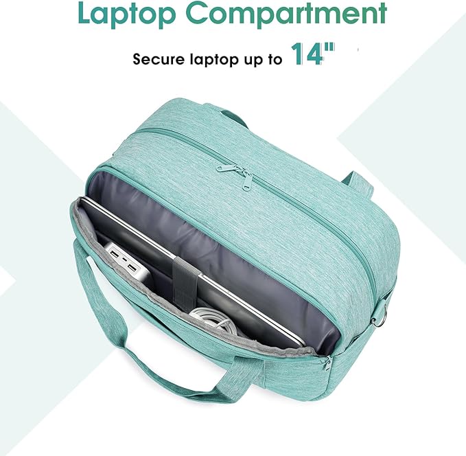 Narwey 18" Carry on Bag with Laptop Compartment 14 Inch Travel Duffel Bag - Image 5