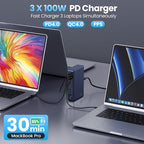 730W USB C Charger Block, 10-Ports GaN V Fast Charging Station Hub, QC4.0+3 PD - Image 4