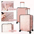 3 Piece Clear PVC Luggage Cover Protector, Waterproof Plastic Suitcase Cover - Image 5